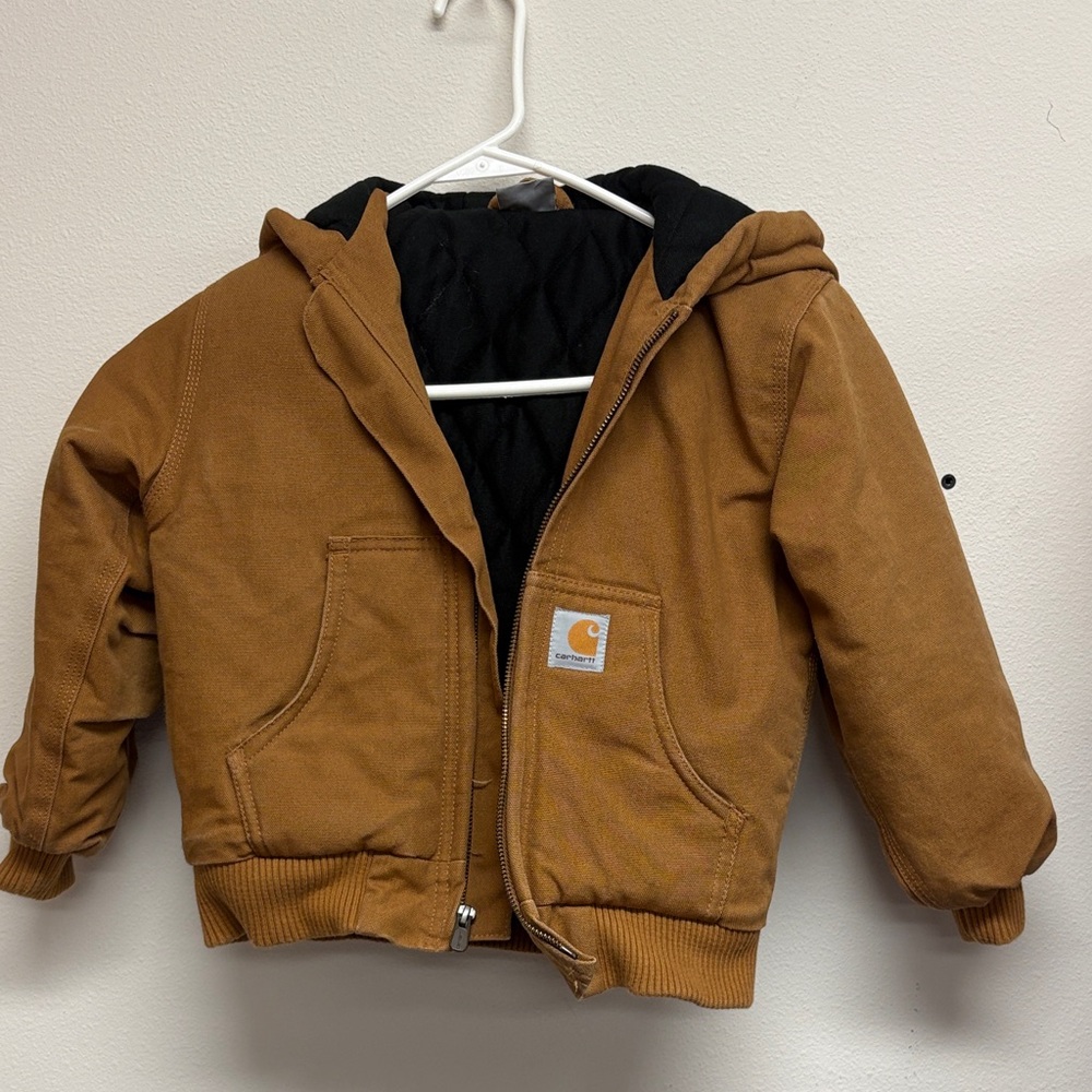 Children’s Carhartt Brown Hooded Jacket